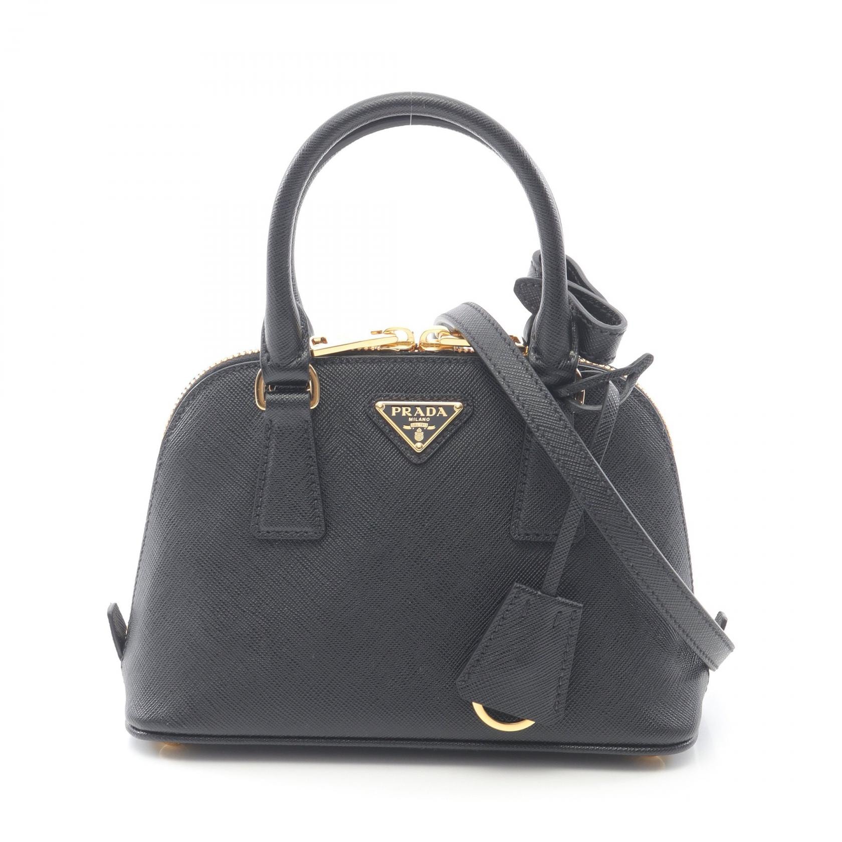プラダ PRADA SAFFIANO LUX ハンドバッグ バッグ サフィアーノレザー レディース ブラック系 1BA851NZVF0002EOO 【新品】