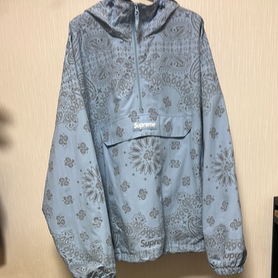 Supreme Reflective Bandana Anorak "Light Blue"