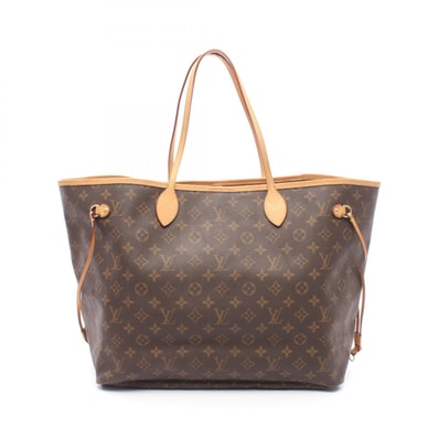 ルイ・ヴィトン LOUIS VUITTON ネヴァーフルGM トートバッグ バッグ PVCコーティングキャンバス レザー モノグラム レディース ブラウン系 M40157 【中古】