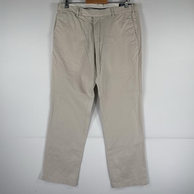 古着 ポロバイラルフローレン Polo by Ralph Lauren チノパンツ チノパン ワンポイント スラックス w34 L30 ベージュ メンズ