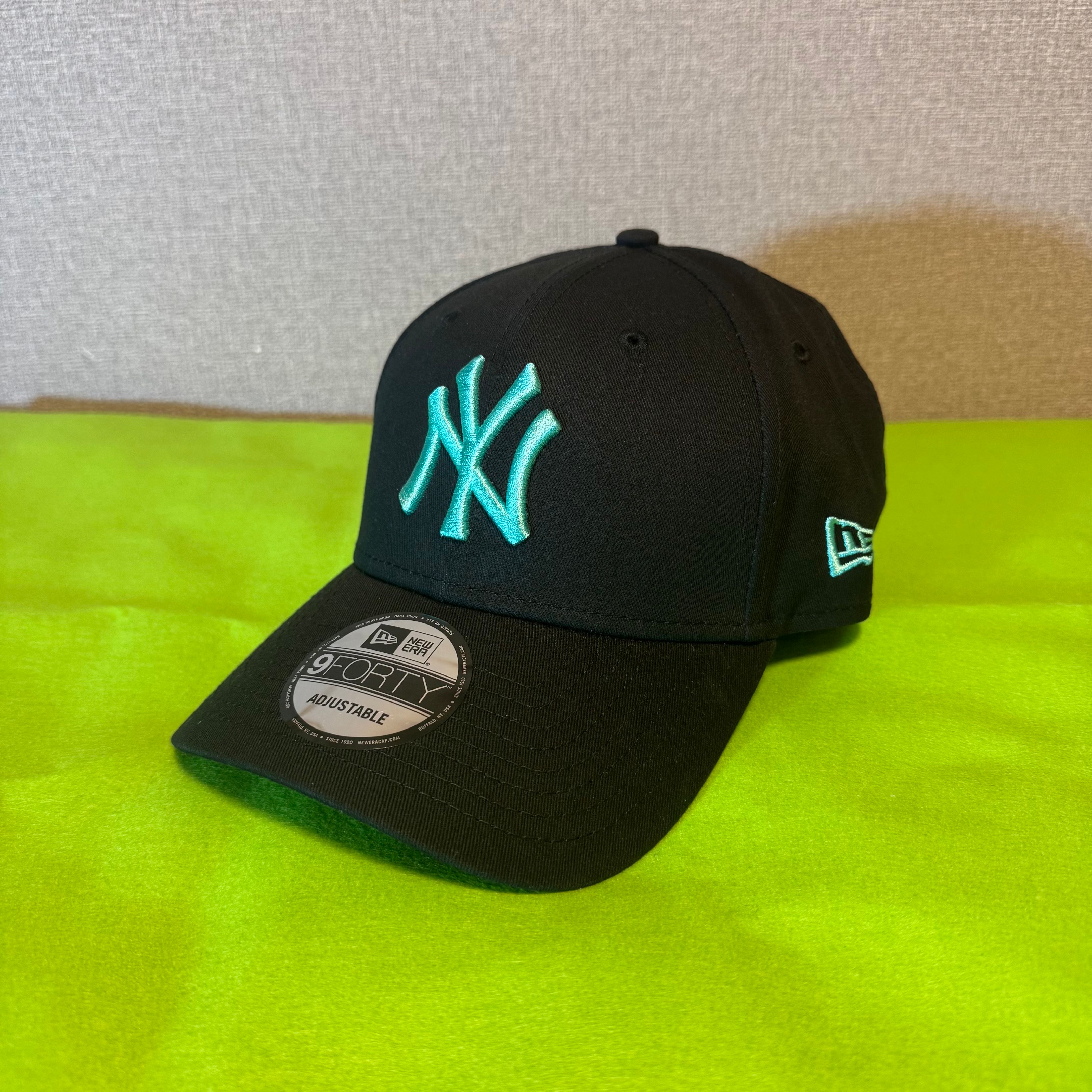 ティファニーブルー ロゴカラー ニューヨークヤンキース 9Forty キャップ 