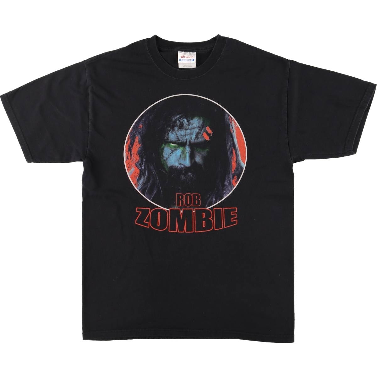 古着 ヘインズ Hanes ROB ZOMBIE ロブゾンビ バンドTシャツ バンT メンズM相当/eaa550272