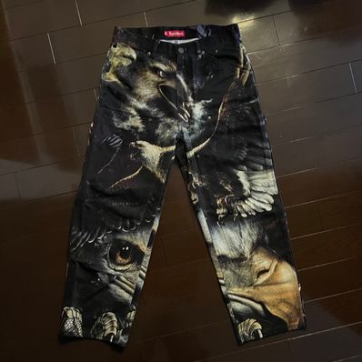 Supreme Eagle Double Knee Denim Painter Pant Supreme Eagle Double Knee Denim Painter Pant