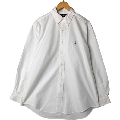 古着 ラルフローレン Ralph Lauren YARMOUTH 長袖 ボタンダウンシャツ メンズL相当/eaa543516