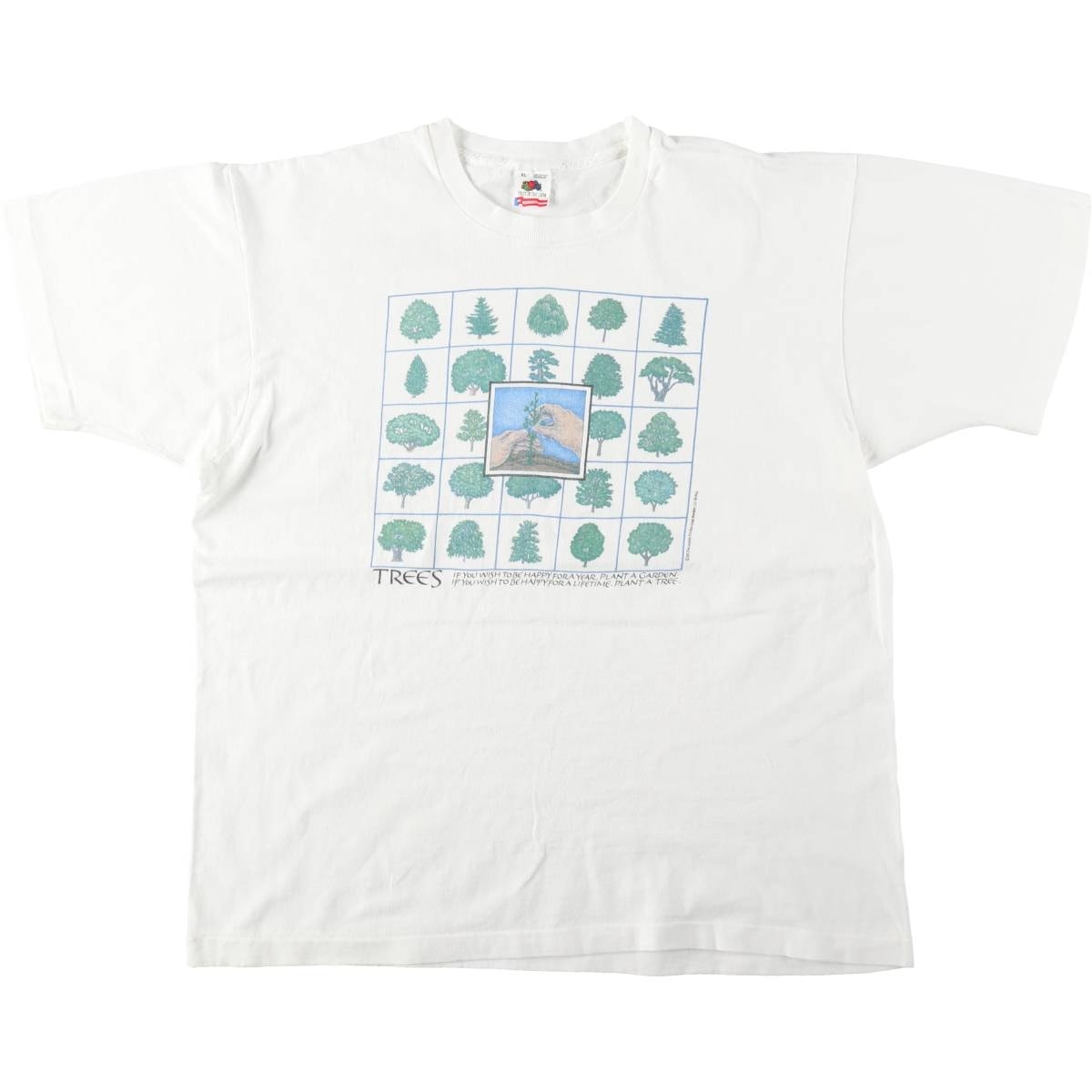 古着 90年代 フルーツオブザルーム FRUIT OF THE LOOM プリントTシャツ USA製 メンズXL相当 ヴィンテージ/eaa642190