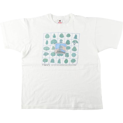 古着 90年代 フルーツオブザルーム FRUIT OF THE LOOM プリントTシャツ USA製 メンズXL相当 ヴィンテージ/eaa642190