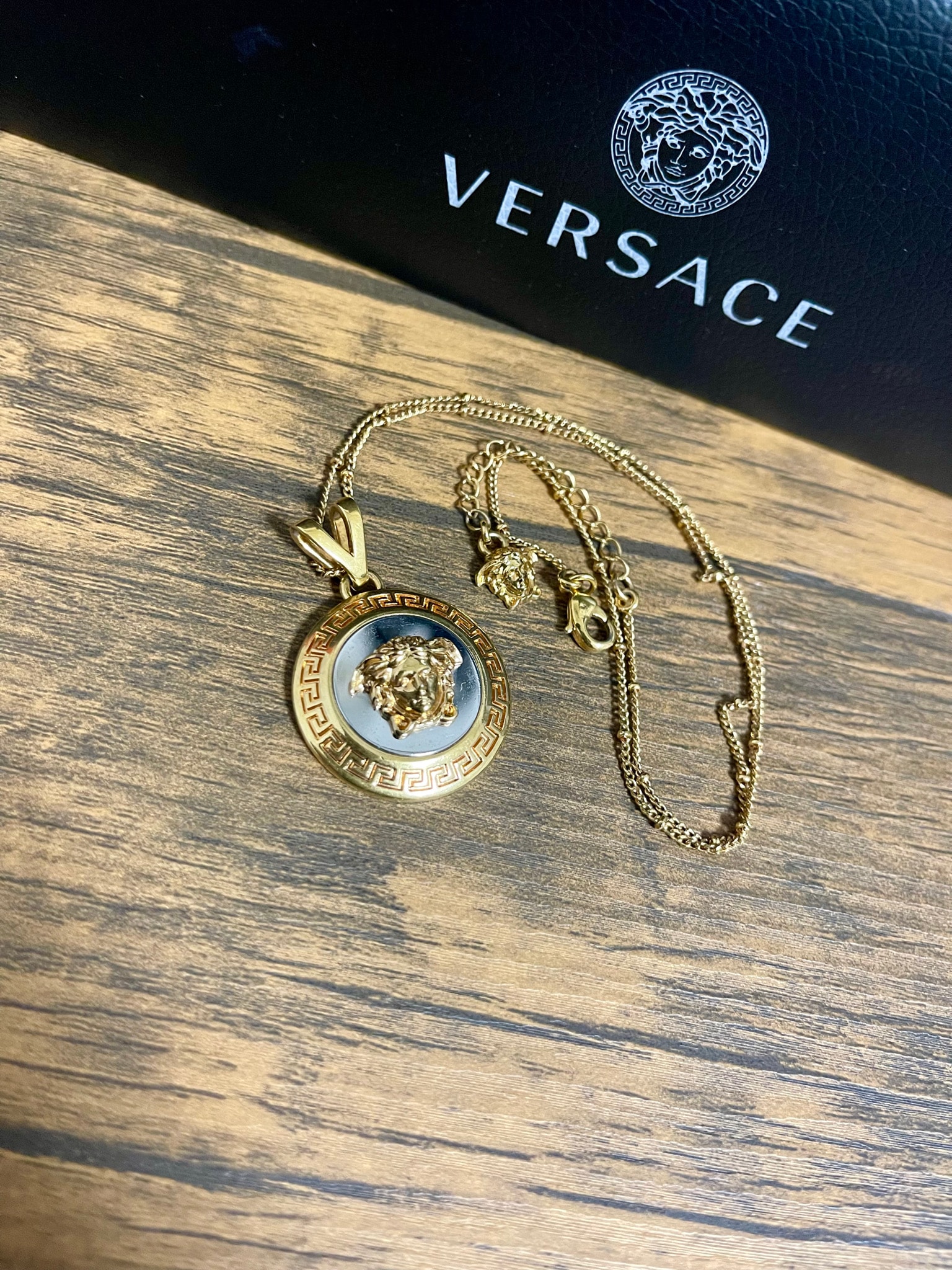 Versace Medusa '95 Pendant Necklace "Bright Gold"