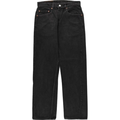 古着 90年代 リーバイス Levi's 505 REGULAR FIT STRAIGHT LEG ブラックデニム テーパードデニムパンツ メンズw31相当 ヴィンテージ/eaa663671