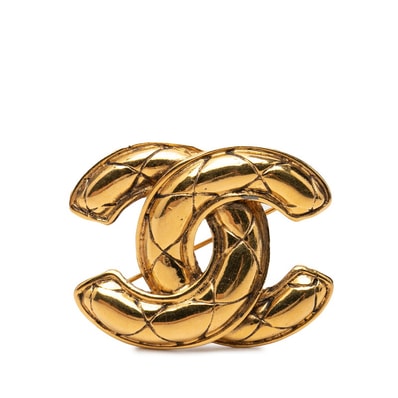 シャネル ココマーク ヴィンテージ ブローチ ゴールド メッキ レディース CHANEL 【中古】