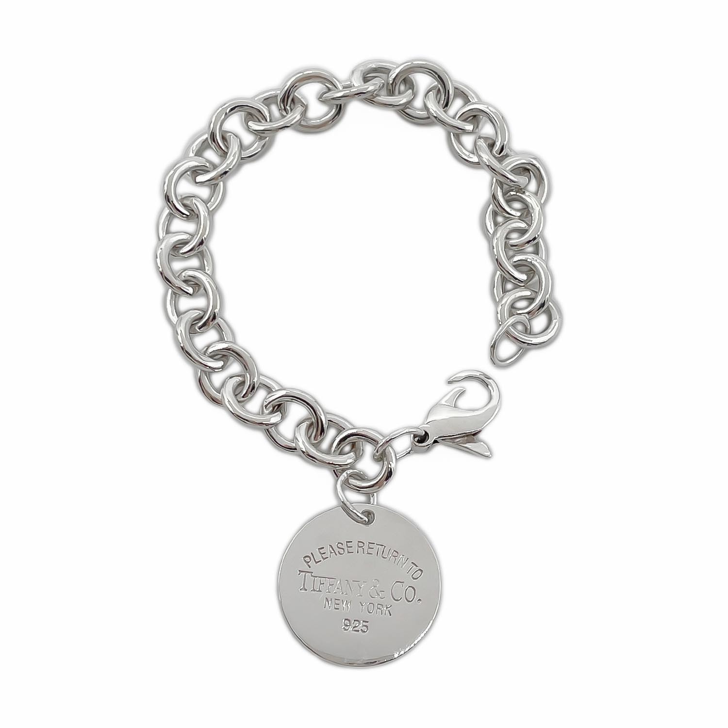 TIFFANY&Co. ティファニー リターントゥ ブレスレット
 SV925 シルバー 新品仕上済 レディース
 【中古】