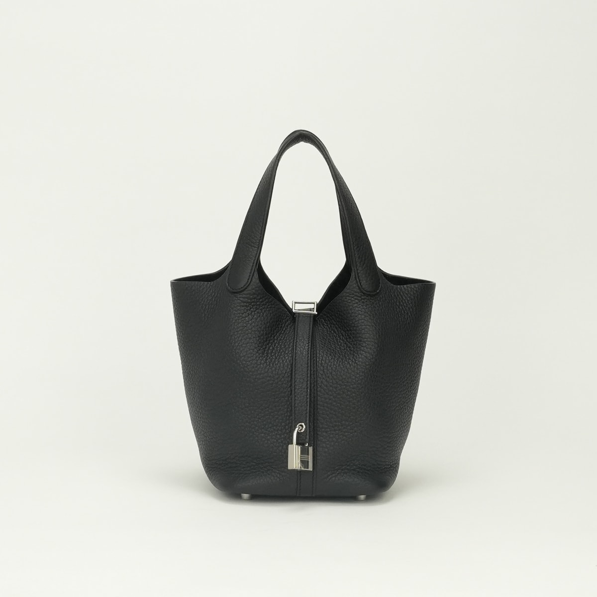 エルメス HERMES ピコタンロックPM PM ピコタンPM ピコタンロック18 バッグ トートバッグ トリヨンクレマンス ノワール Noir ブラック Black 黒 シルバー金具 ハンドバッグ