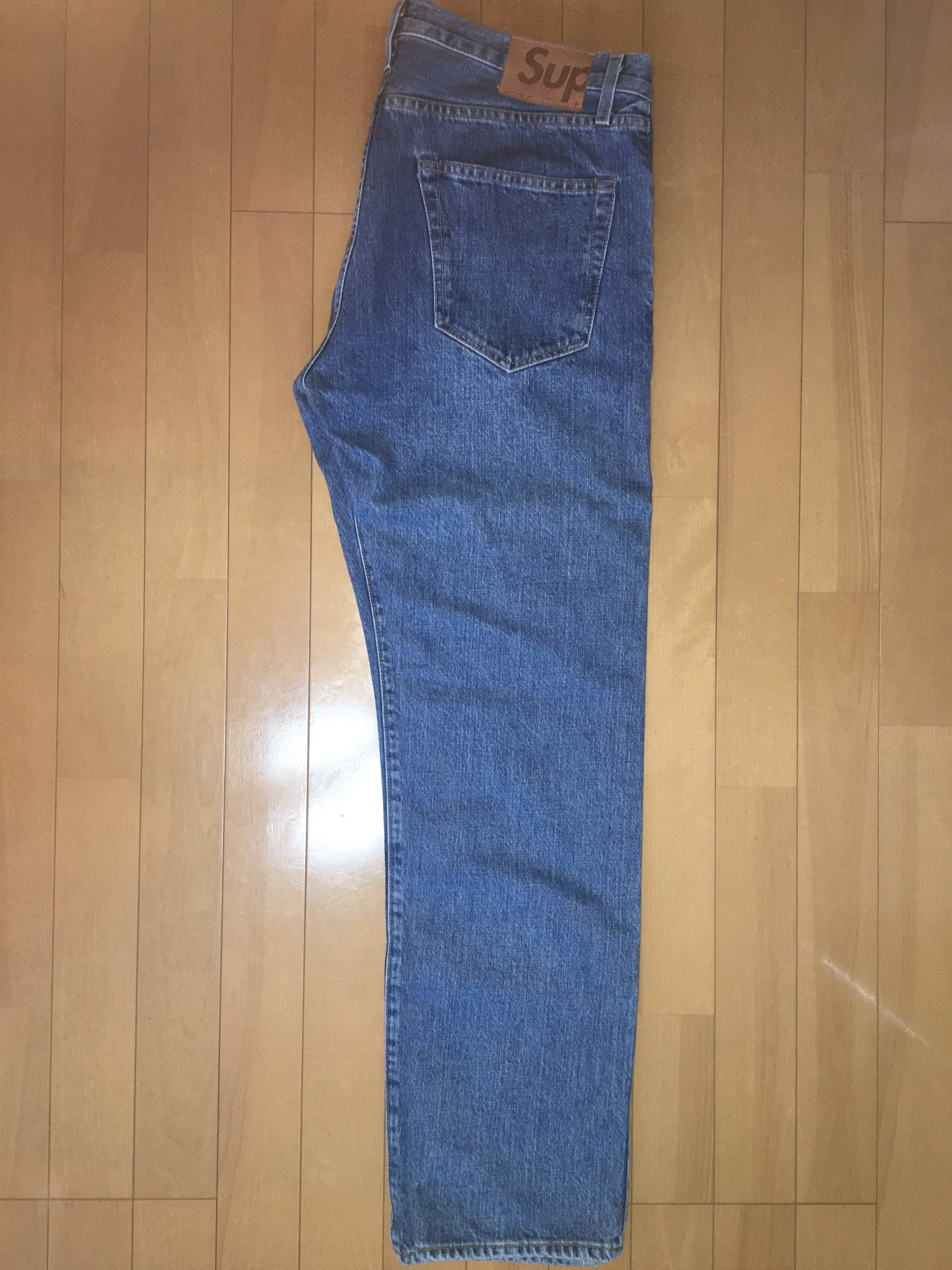 Supreme Stone Washed Slim Jean "Blue"