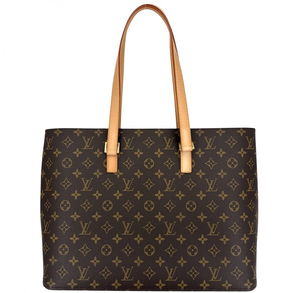 LOUIS VUITTON ルイヴィトン トートバッグ モノグラム ルコ ハンドバッグ 肩掛け M51155 モノグラムキャンバス    ブラウン 茶 ゴールド金具 レディース【中古品】