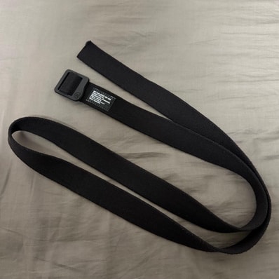 WTAPS Webbing / Belt / Acrylic "Black"