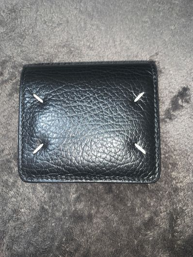 Maison Margiela Tri-Fold Leather Wallet "Black"