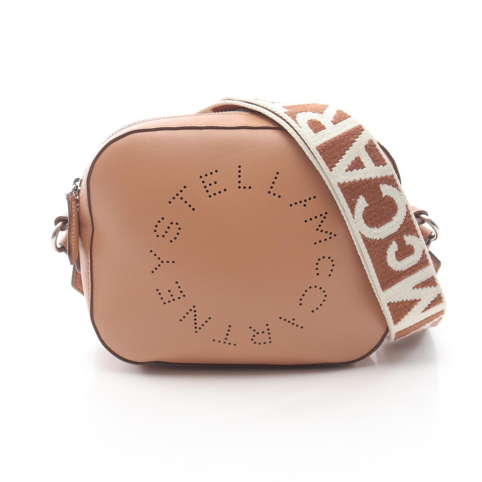 ステラマッカートニー Stella McCartney ステラロゴ ミニ カメラバッグ ショルダーバッグ バッグ フェイクレザー レディース ピンク系 【中古】