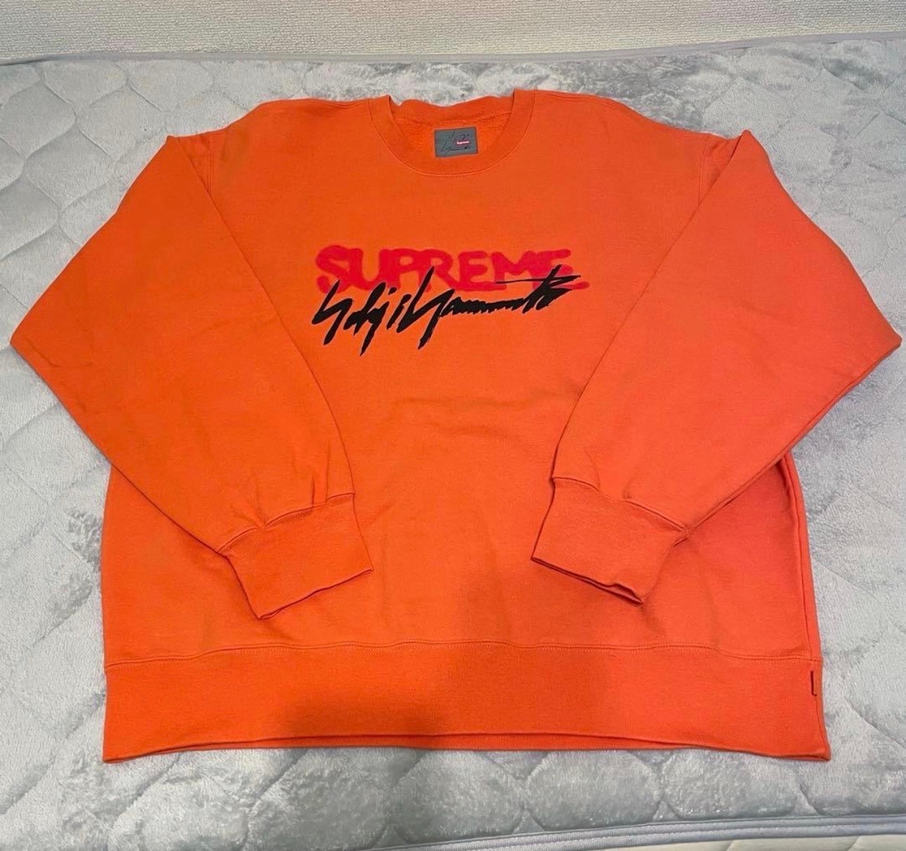 シュプリーム ヨウジヤマモト クルーネック "オレンジ"