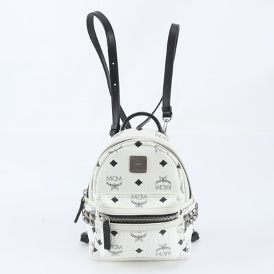 ■極美品 MCM エムシーエム ヴィセトススタッズリュックサック