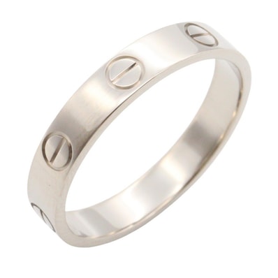 カルティエ CARTIER ミニラブリング リング・指輪 ジュエリー K18WG(ホワイトゴールド) レディース シルバー系 B4085100 【中古】