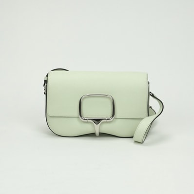 エルメス HERMES デッラカヴァッレリアエラン デッラ カヴァッレリア エラン バッグ ショルダーバッグ エプソン ヴェールフィズ Vertfizz グリーン green 緑 シルバー金具 ヴォーエプソン