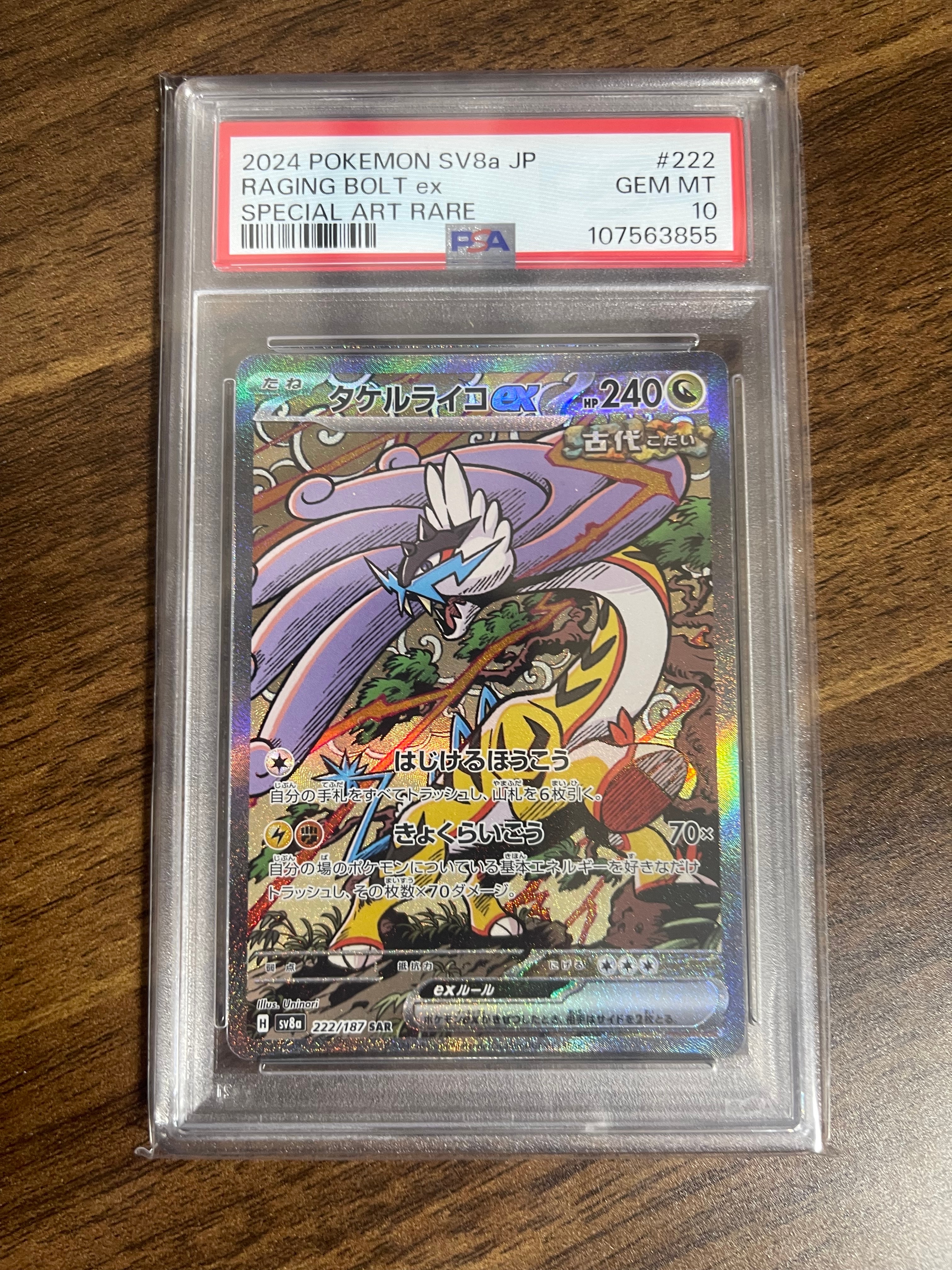 タケルライコex SAR [SV8a 222/187](ハイクラスパック「テラスタルフェスex」)