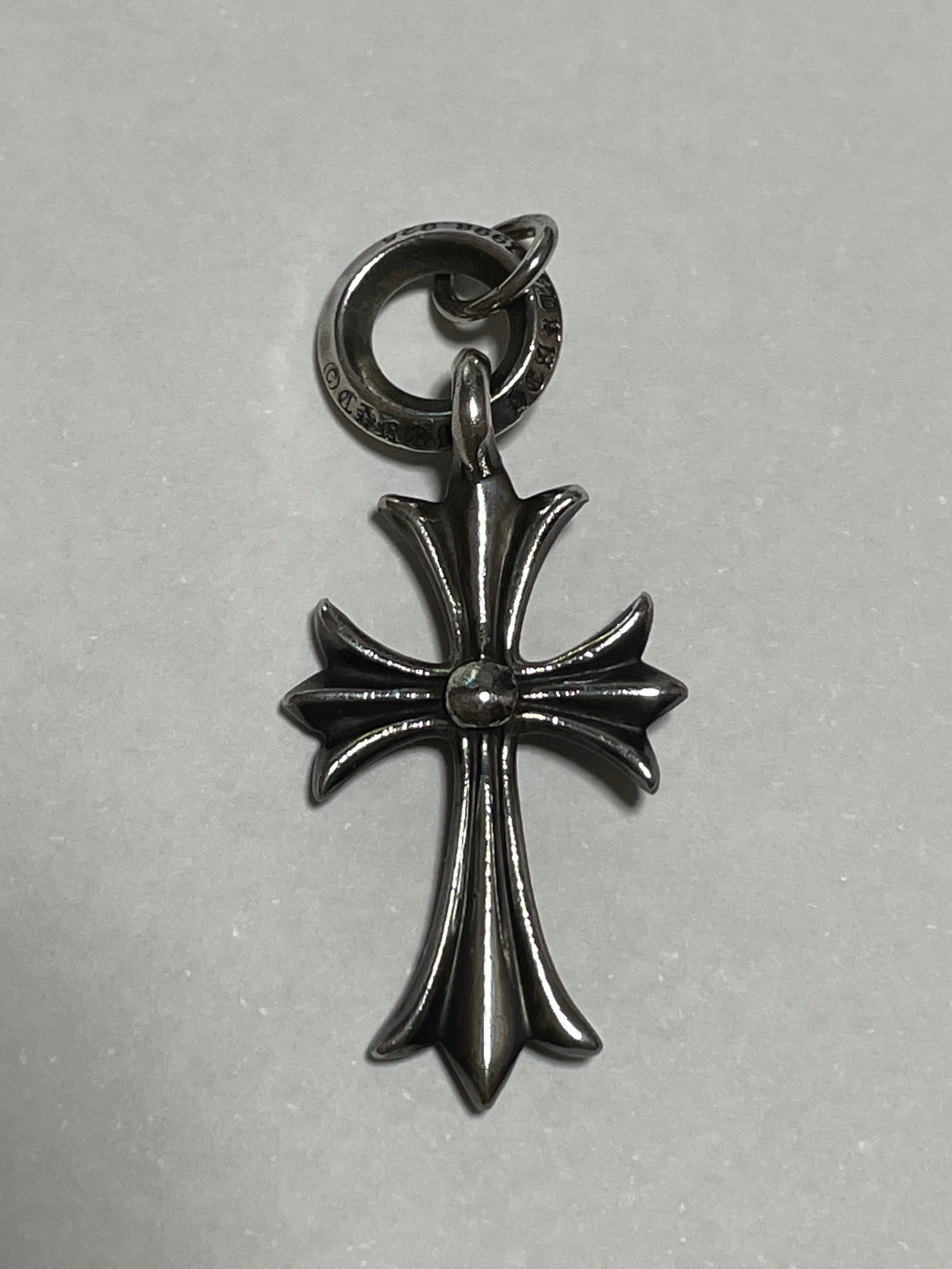 Chrome Hearts Tiny CH Cross Charm "Silver"