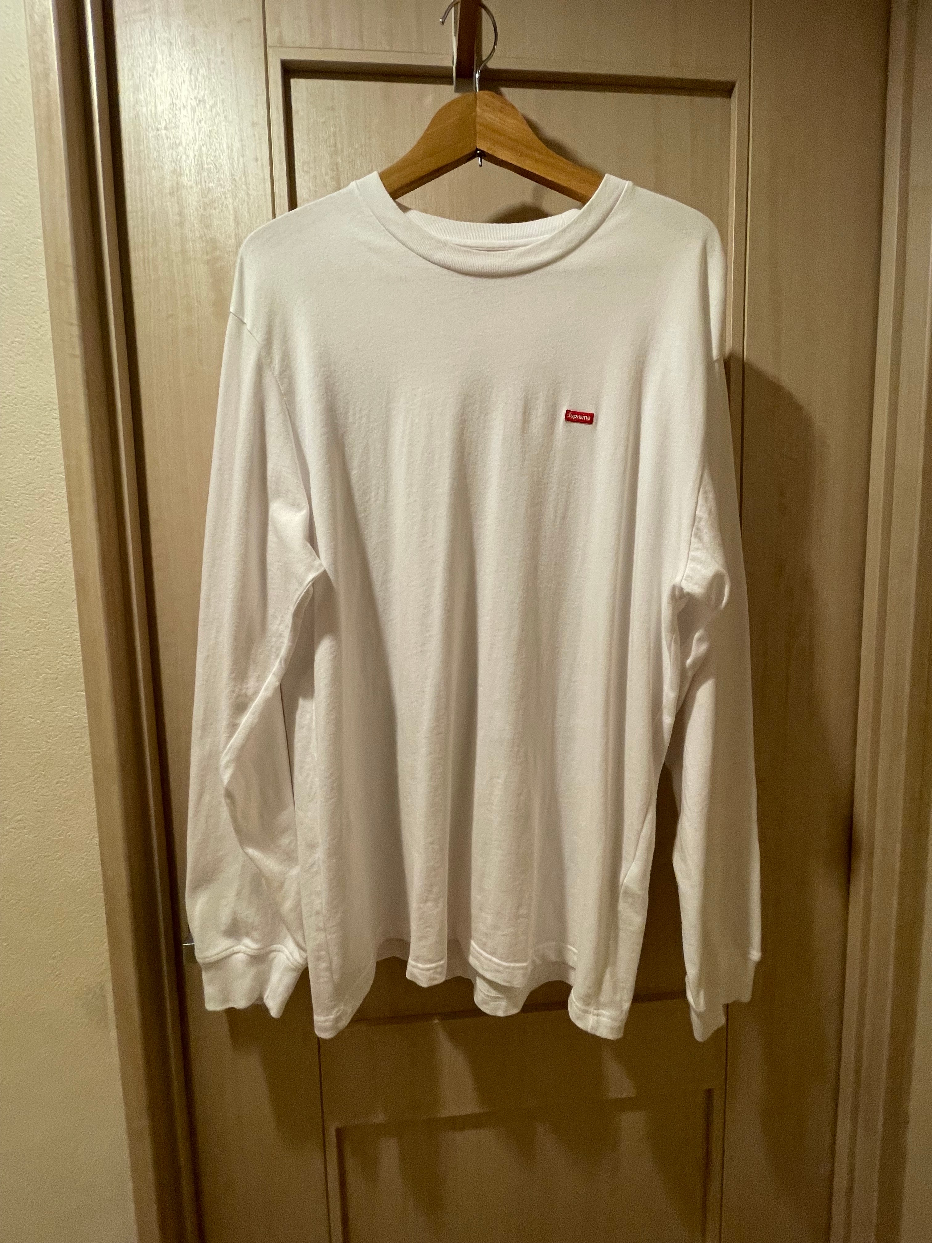 Supreme Small Box L/S Tee "White" (25SS)