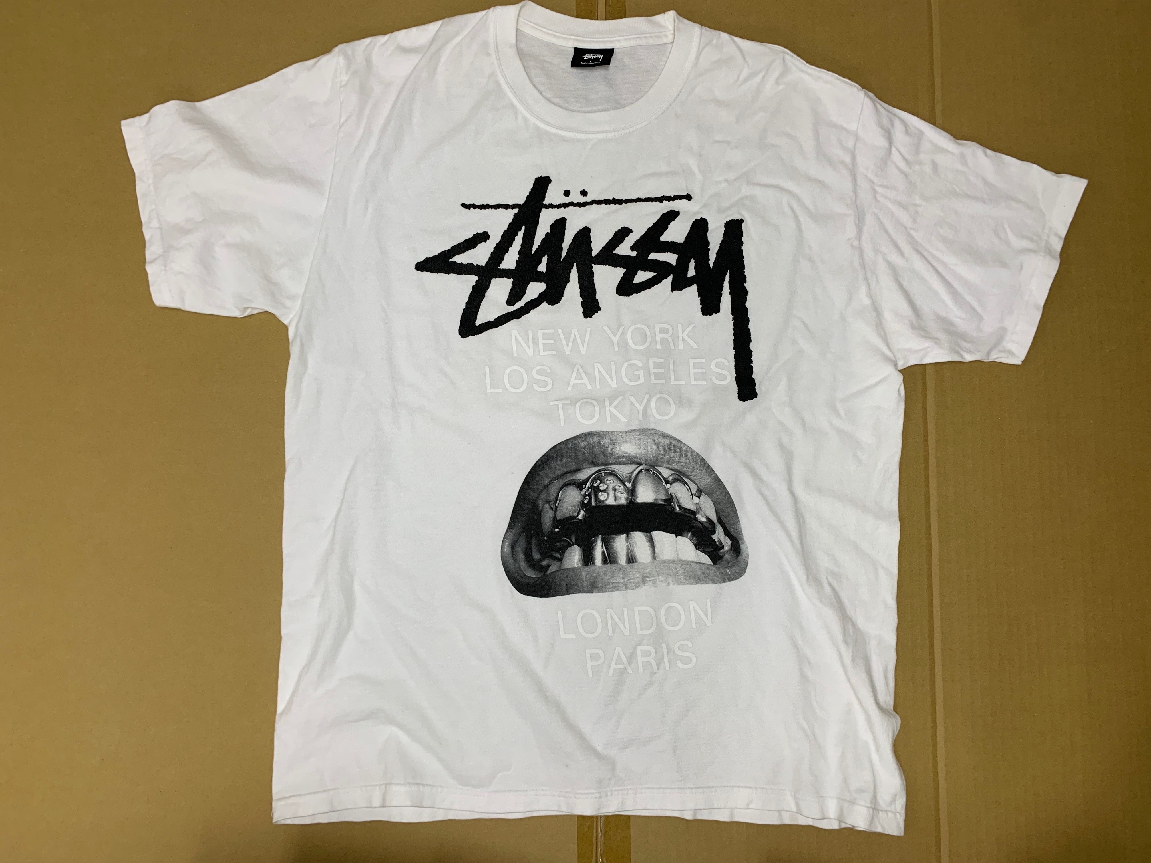 Stussy x Rick Owens World Tour Collection T-Shirt "White"