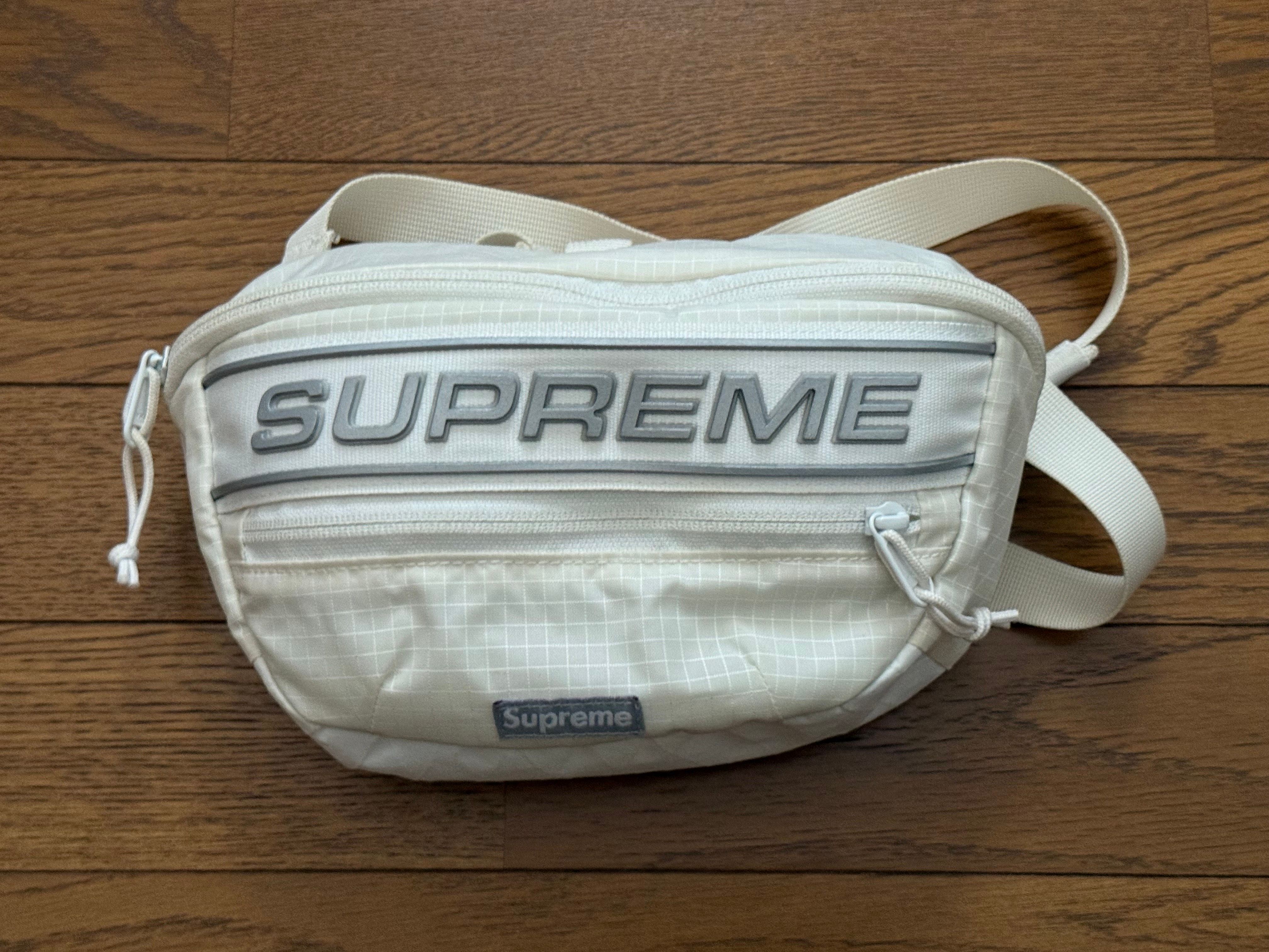 Supreme Waist Bag 2023FW White　ボディバッグ Supreme Waist Bag 2023FW 