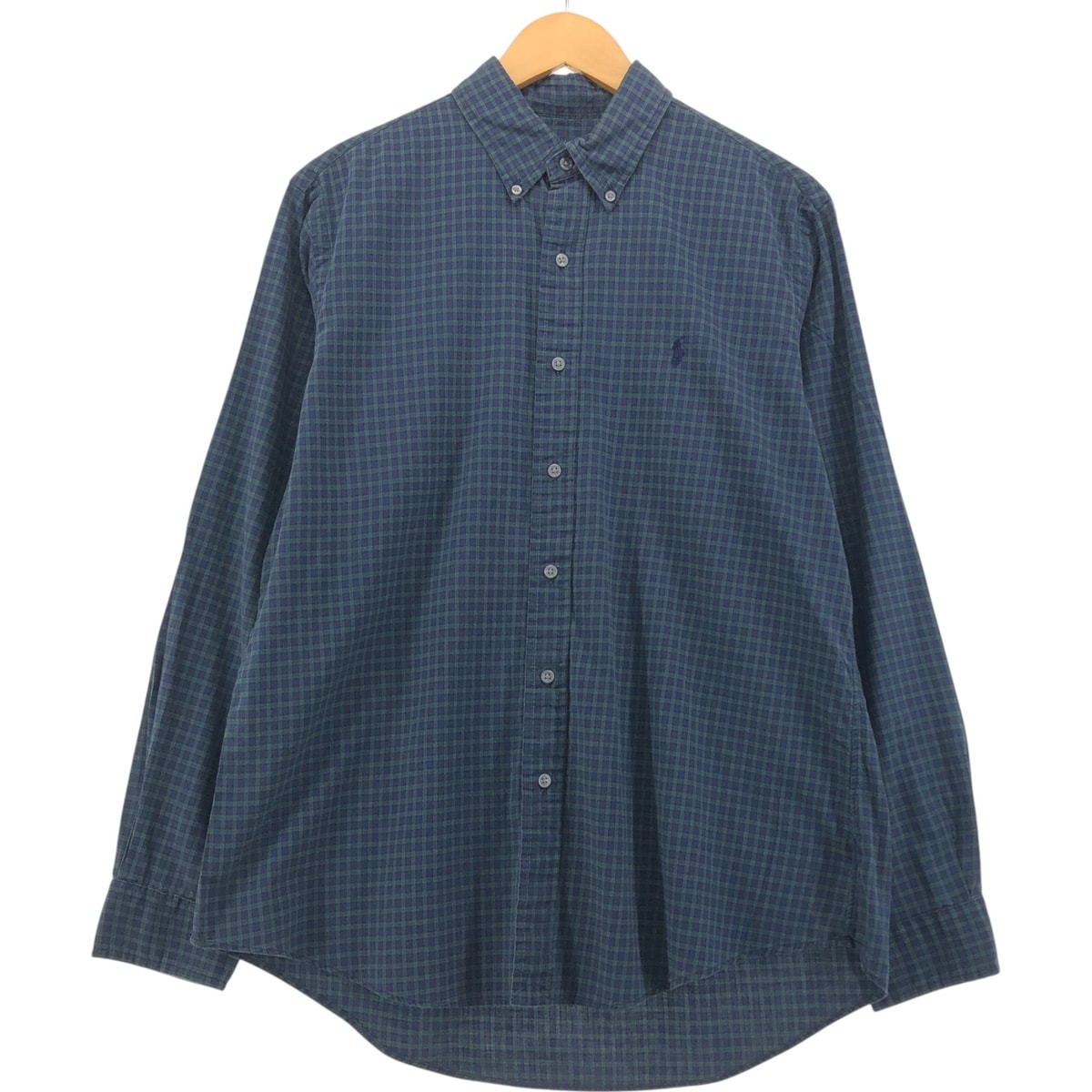古着 ラルフローレン Ralph Lauren 長袖 ボタンダウンチェックシャツ メンズL相当/eaa555113