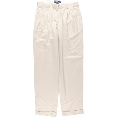 古着 ラルフローレン Ralph Lauren POLO by Ralph Lauren HAMMOND PANT ツータック チノパンツ メンズw33相当/eaa634909