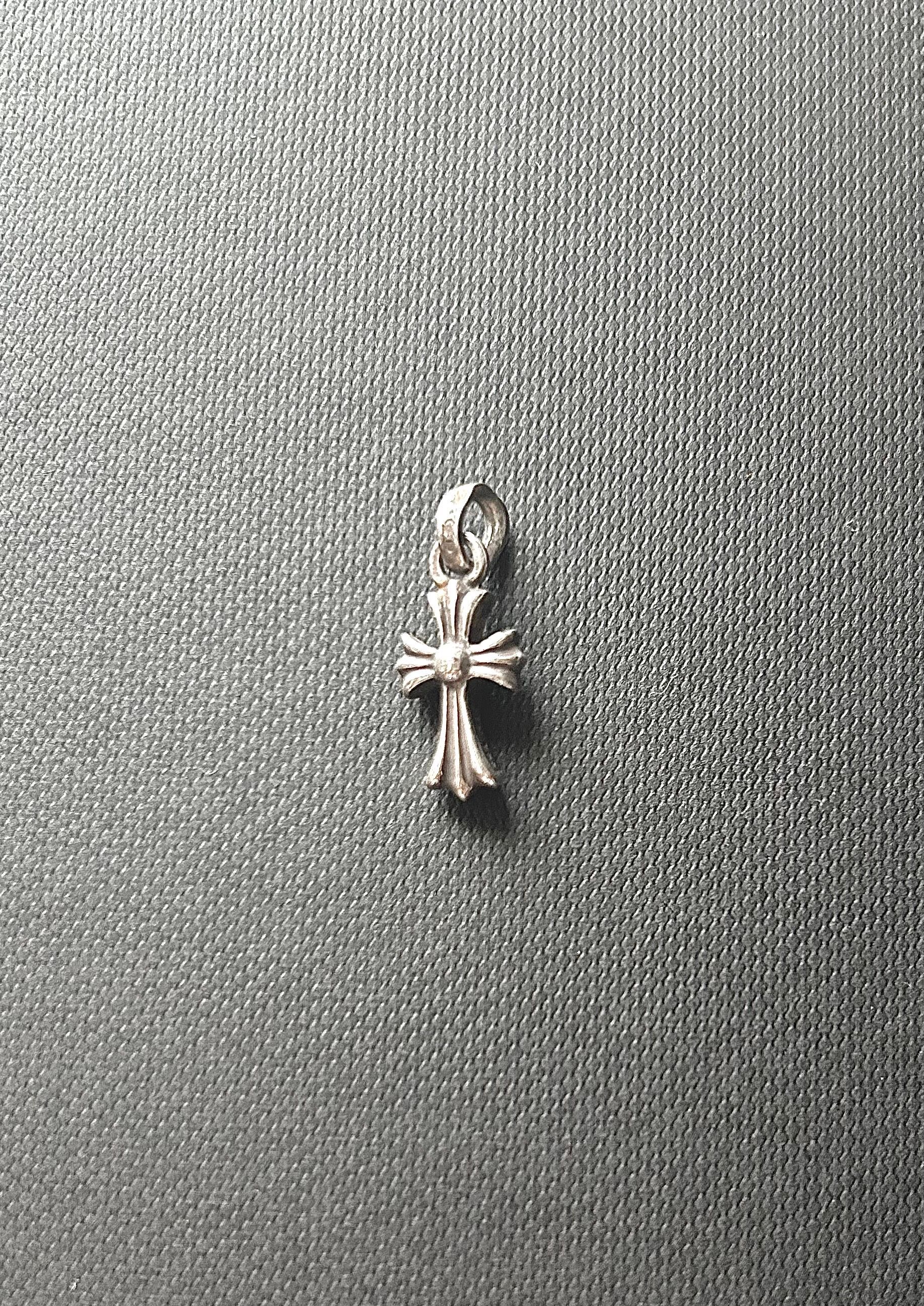 Chrome Hearts CH Cross Baby Fat Charm "Silver"