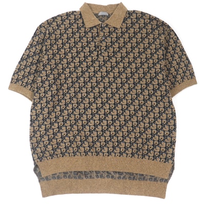 Dior x Cactus Jack Oversize Polo Shirt "Beige/Black"