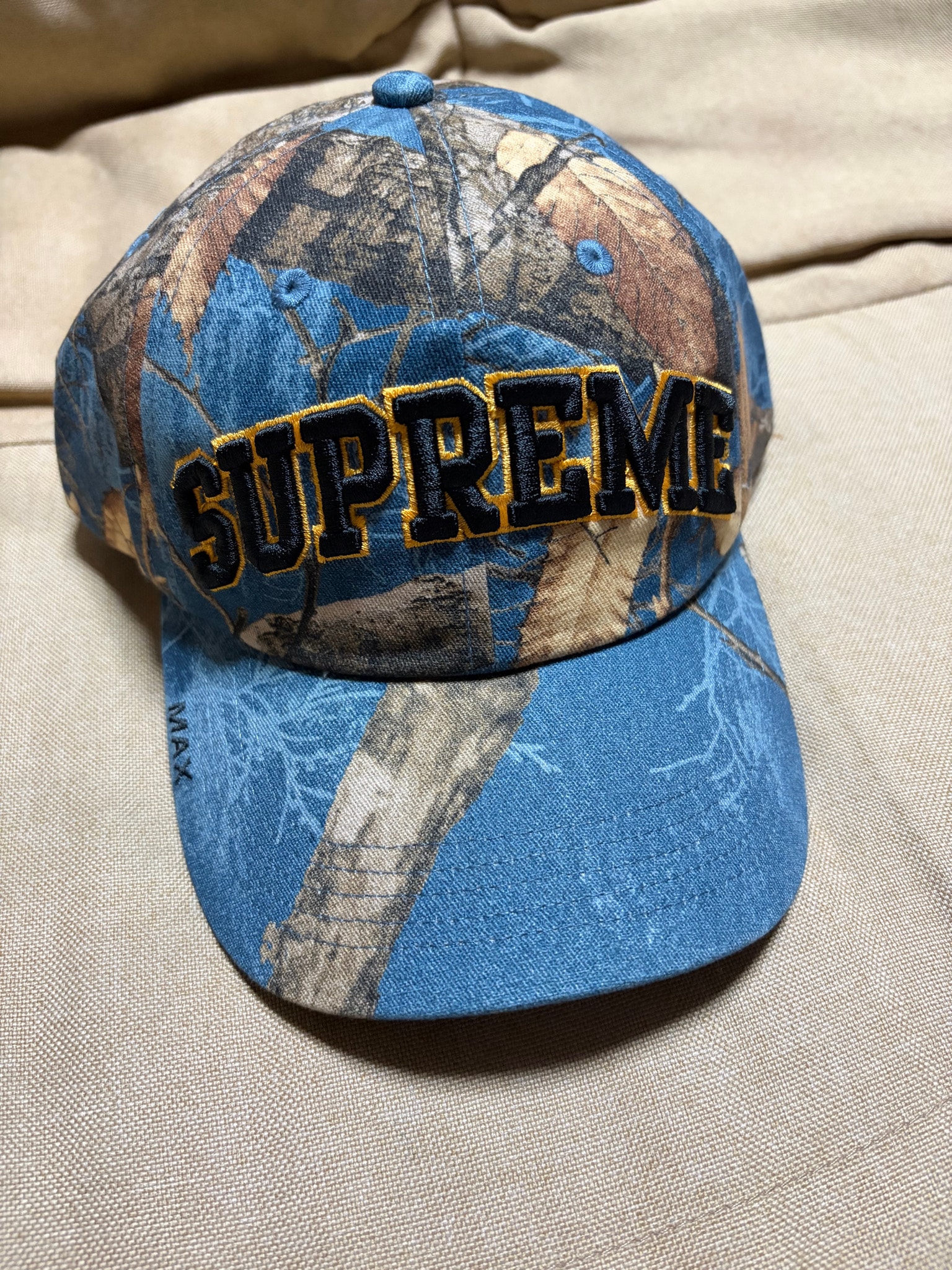 Supreme Difference 6-Panel "Blue Camo"