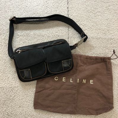 セリーヌ キャンバスボディバッグ ウエストバッグ