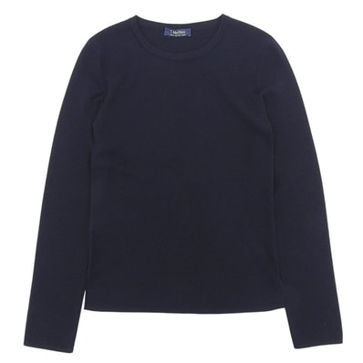 マックスマーラウィークエンド 美品 ハイゲージ クルーネックニット トップス レディース ネイビー L 93661003 L