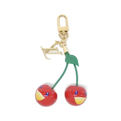 Louis Vuitton x Takashi Murakami Bag Charm Cherry "Gold"