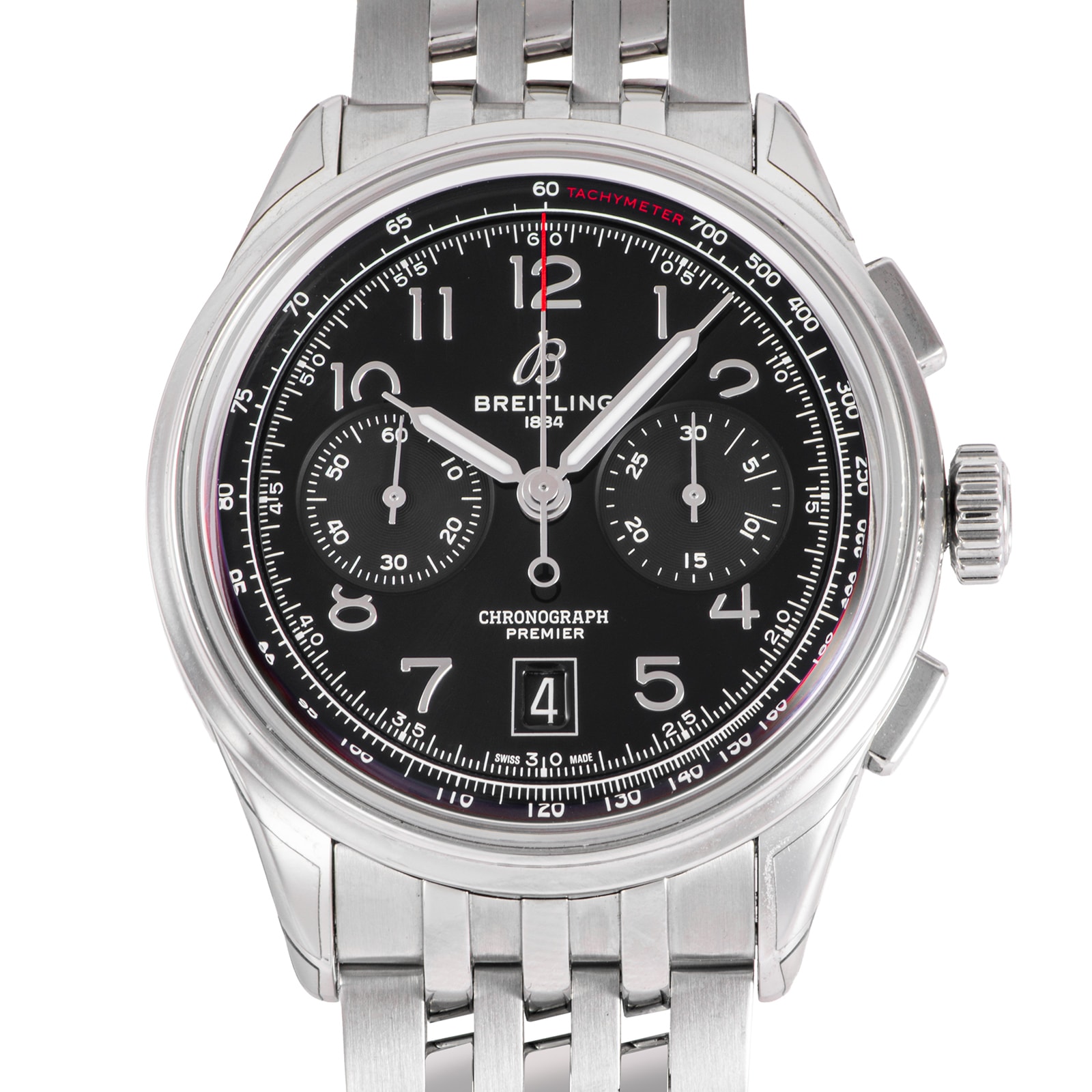 【新品】BREITLING ブライトリング プレミエB01 クロノグラフ42 AB0145221B1A1 ステンレススチール【中古】