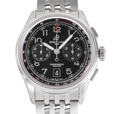 【新品】BREITLING ブライトリング プレミエB01 クロノグラフ42 AB0145221B1A1 ステンレススチール【中古】