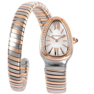BVLGARI ブルガリ セルペンティトゥボガス シングルスパイラル SP27SPG/103131 日本・韓国限定スペシャルエディション SS/PG【中古】