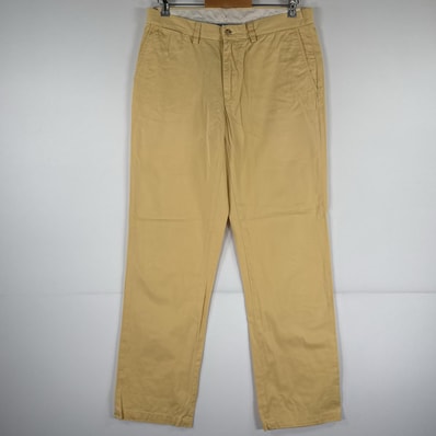 古着 ポロバイラルフローレン Polo by Ralph Lauren チノパンツ チノパン ワンポイント スラックス カラーパンツ w33 L32 イエロー メンズ