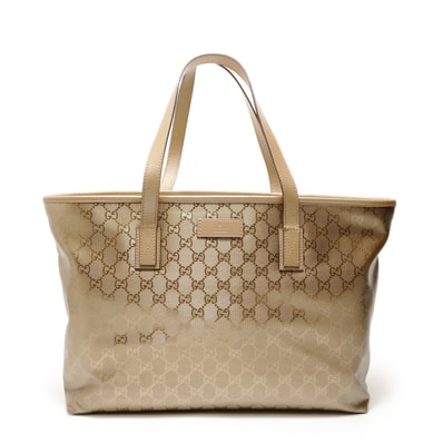 グッチ GUCCI GGインプリメ PVC トートバッグ【中古】