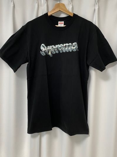 Supreme Chrome Logo Tee "Black"