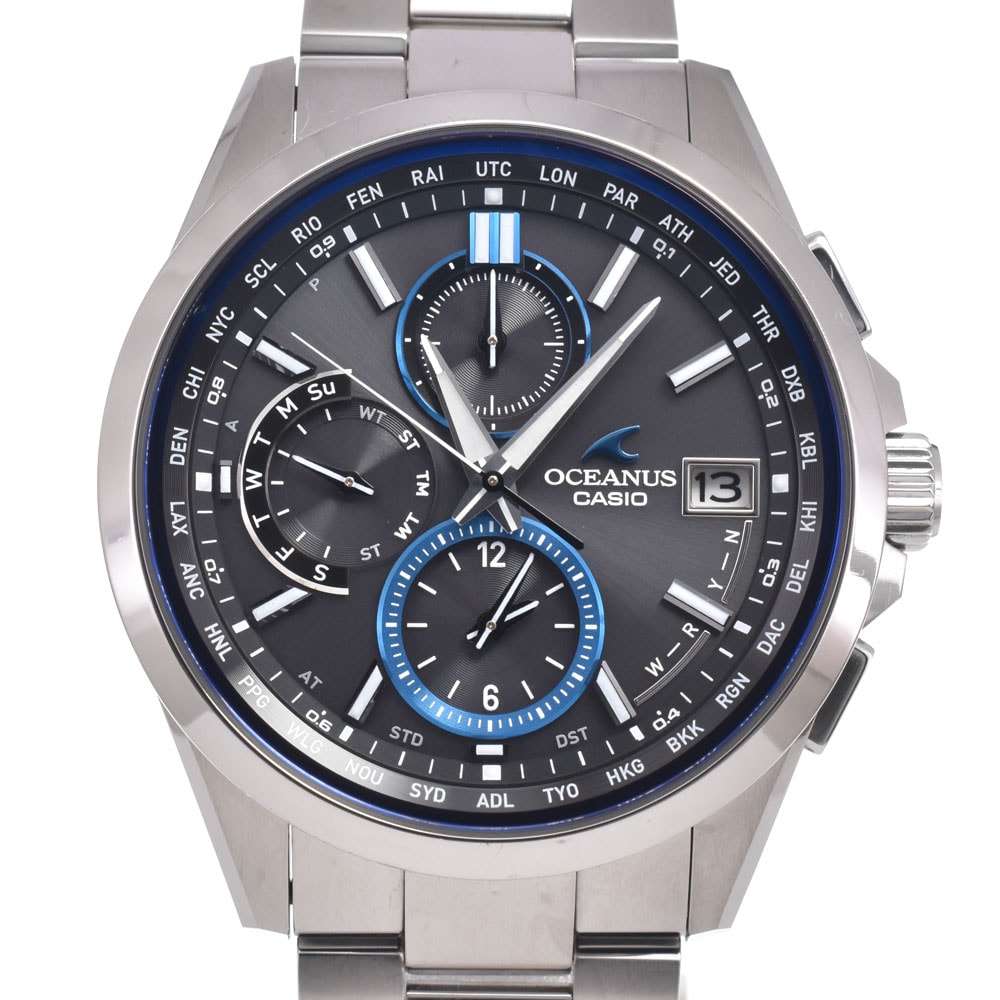 カシオ CASIO OCW-T2600-1AJF オシアナス クラッシックライン ブラック ソーラー電波 メンズ 内箱付き 腕時計 M#150813