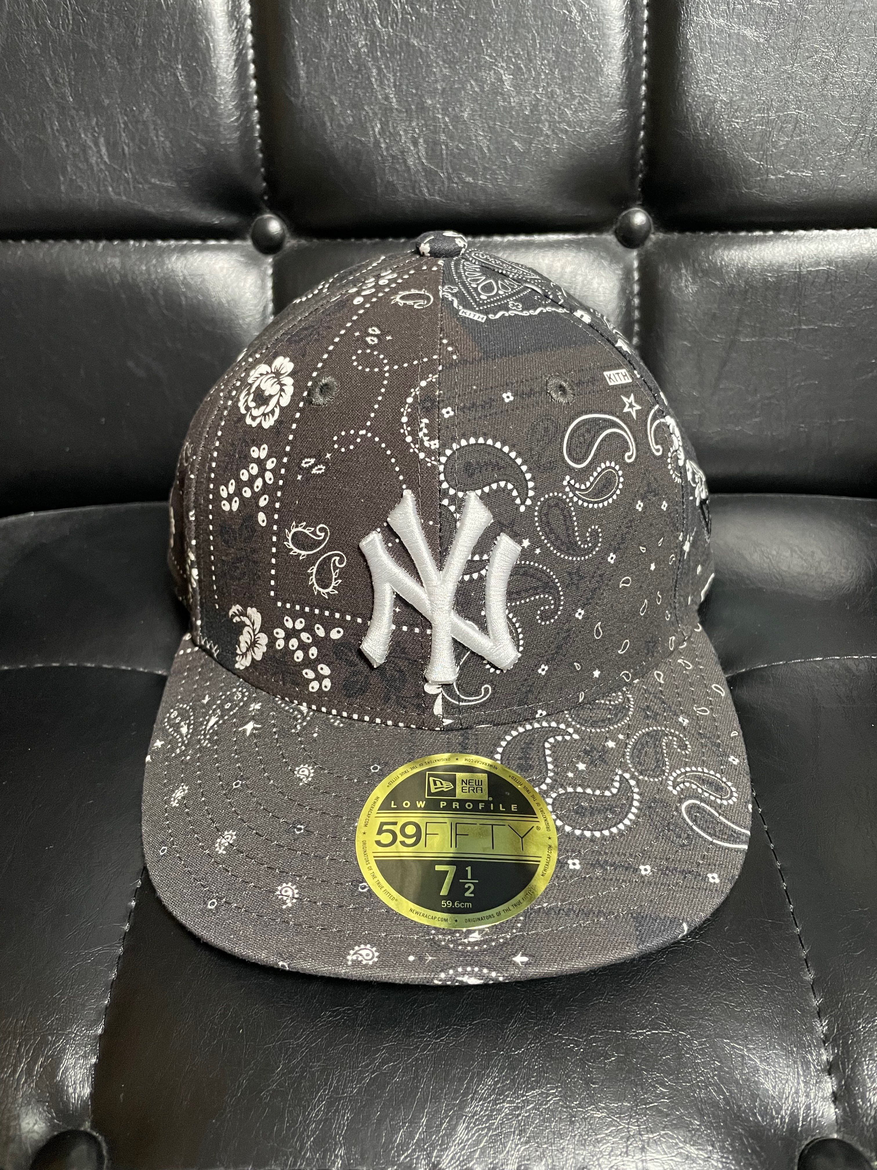KITH × NEW ERA Yankees Deconstructed Bandana Low Profile "Shadow"