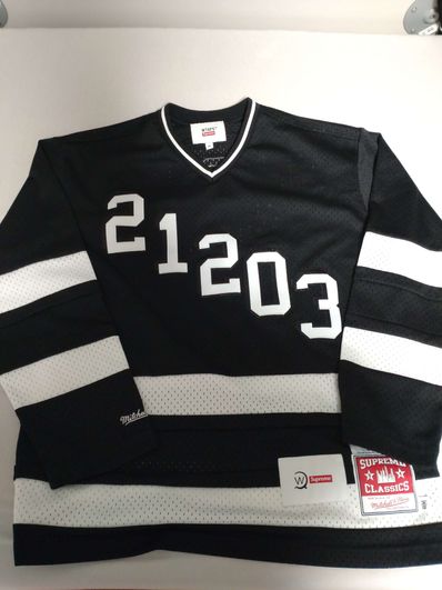 Supreme / WTAPS Mitchell & Ness Hockey Jersey "Black"