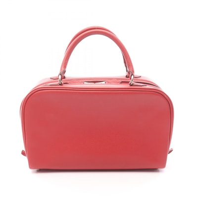 エルメス HERMES サックアンヴィ26 ハンドバッグ バッグ レザー ヴォーエプソン ルージュガランス □K刻印(2007年製造) レディース レッド系 【中古】