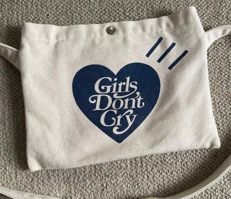 HUMAN MADE Girls Don't Cry Satchel "White" / VERDY