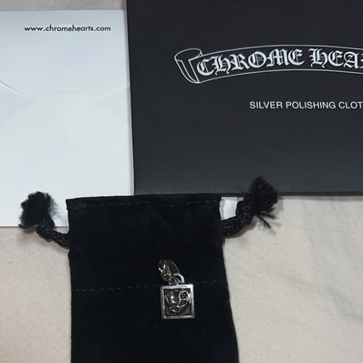 Chrome Hearts Framed Heart Charm "Silver"