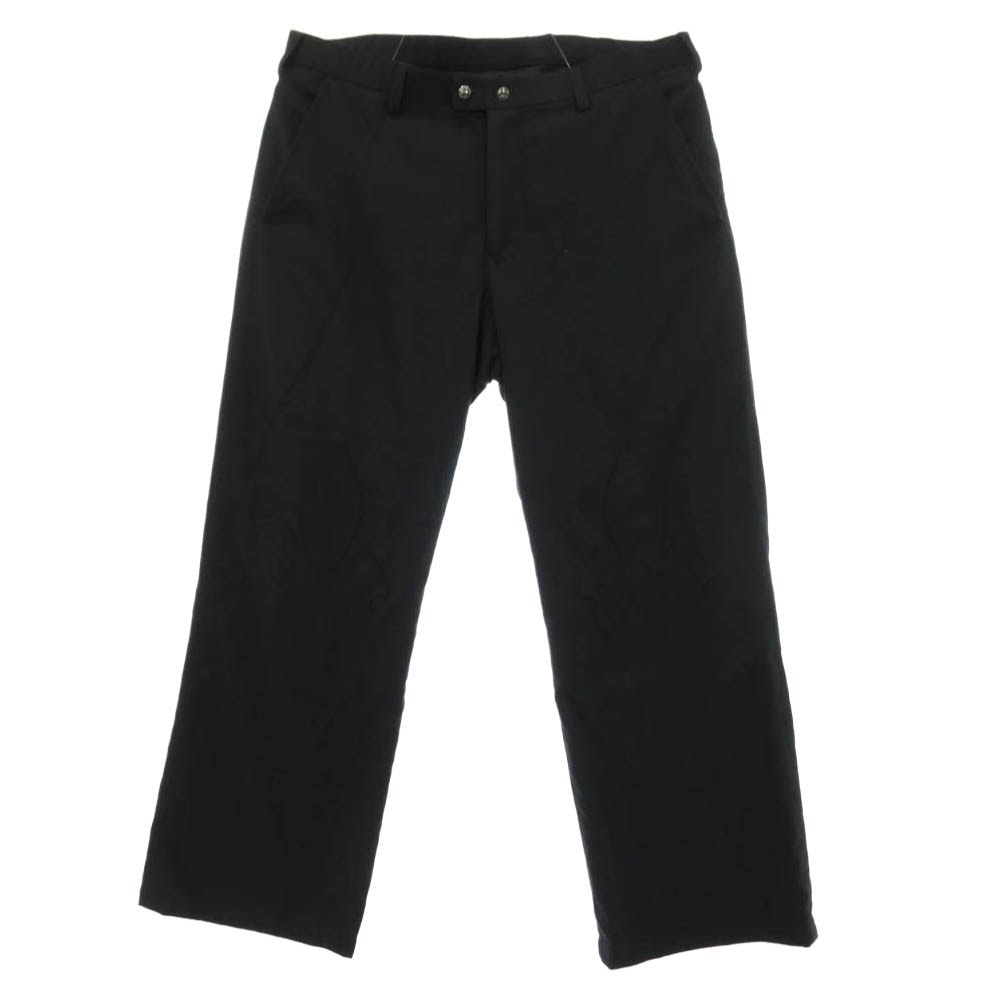 CHROME HEARTS クロムハーツ(原本無) クロスボールボタン フレアニー ウール トラウザー スラックス ロングパンツ ブラック系 32【中古】